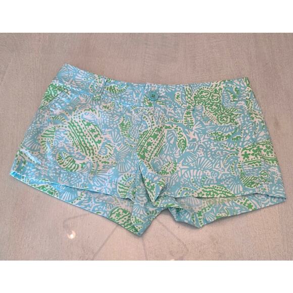 Lilly Pulitzer Women's The Walsh Short SZ 2 Preppy Vacation Colorful - Picture 1 of 6